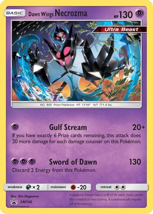 Dawn Wings Necrozma - SM106 SM106/248 - SM Promos Holofoil
