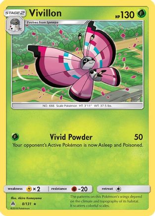 Vivillon 8/131 - SM  Forbidden Light