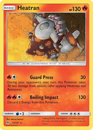 Heatran 13/131 - SM  Forbidden Light