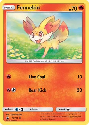 Fennekin (15) 15/131 - SM  Forbidden Light