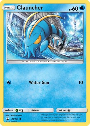 Clauncher 25/131 - SM  Forbidden Light Reverse Holofoil