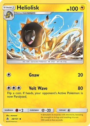 Heliolisk 38/131 - SM  Forbidden Light
