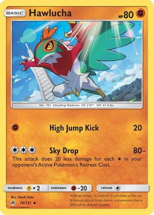 Hawlucha 70/131 - SM  Forbidden Light