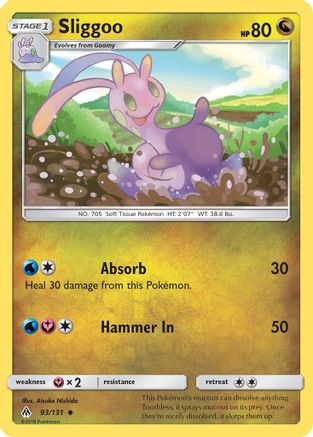 Sliggoo 93/131 - SM  Forbidden Light Reverse Holofoil