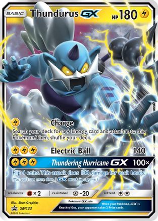 Thundurus GX - SM133 SM133/248 - SM Promos Holofoil