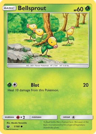 Bellsprout 1/168 - SM  Celestial Storm