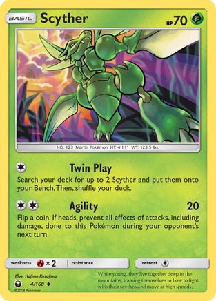 Scyther 4/168 - SM  Celestial Storm