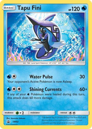 Tapu Fini - SM92 SM92/248 - SM Promos Holofoil