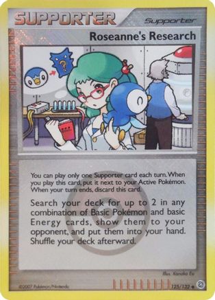 Roseanne's Research - 125/132 (League Promo) 125 - League & Championship Cards Reverse Holofoil