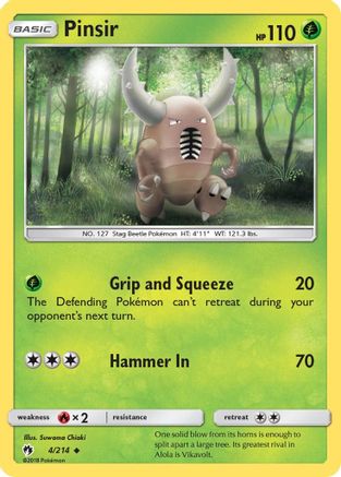 Pinsir 4/214 - SM  Lost Thunder