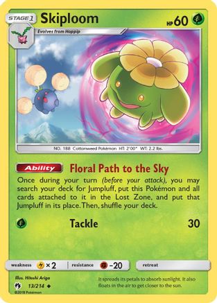 Skiploom 13/214 - SM  Lost Thunder