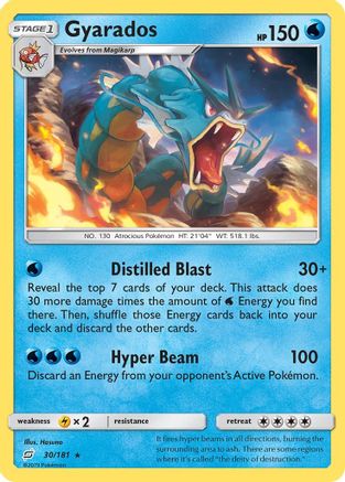 Gyarados 30/181 - SM  Team Up Holofoil