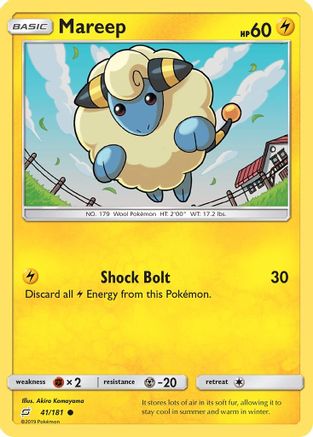 Mareep 41/181 - SM  Team Up Reverse Holofoil