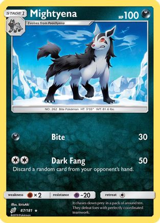 Mightyena 87/181 - SM  Team Up