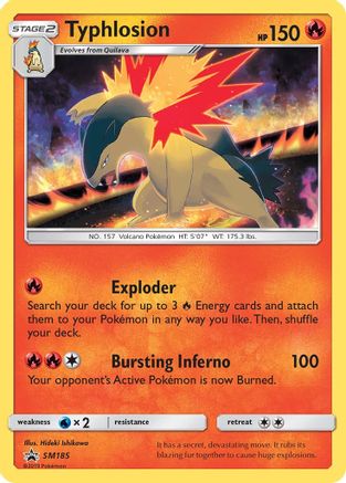 Typhlosion - SM185 SM185/248 - SM Promos Holofoil
