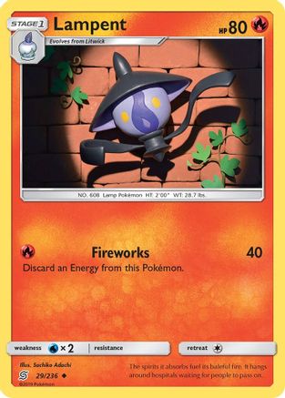 Lampent 29/236 - SM  Unified Minds Reverse Holofoil