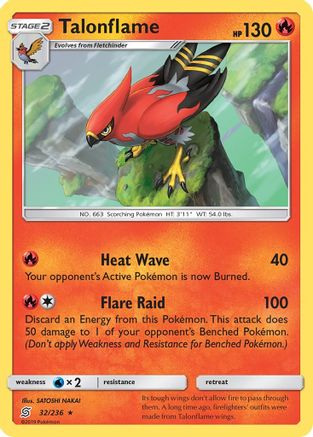 Talonflame 32/236 - SM  Unified Minds
