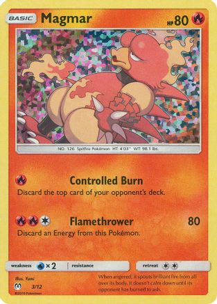 Magmar - 3/12 3/12 - McDonalds Promos 2019 Holofoil