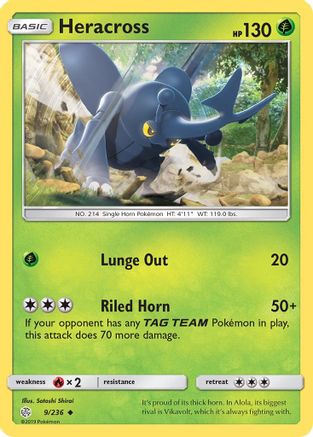 Heracross 9/236 - SM  Cosmic Eclipse