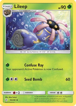 Lileep 10/236 - SM  Cosmic Eclipse