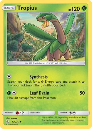 Tropius 12/236 - SM  Cosmic Eclipse