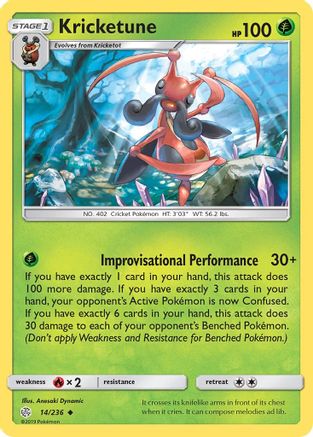 Kricketune 14/236 - SM  Cosmic Eclipse