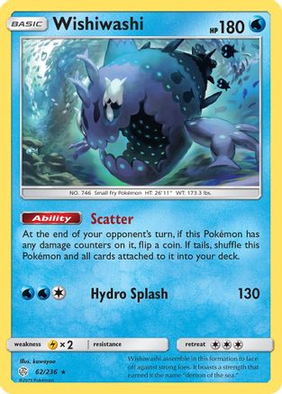 Wishiwashi 62/236 - SM  Cosmic Eclipse Holofoil