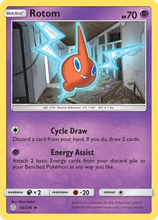 Rotom 86/236 - SM  Cosmic Eclipse