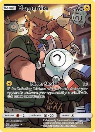 Magnemite (Secret) 242/236 - SM  Cosmic Eclipse Holofoil