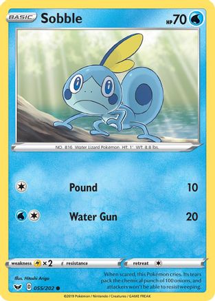 Sobble (055) 55/202 - SWSH01 Sword & Shield Base Set