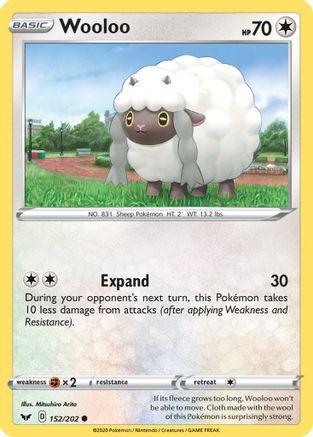 Wooloo (152) 152/202 - SWSH01 Sword & Shield Base Set