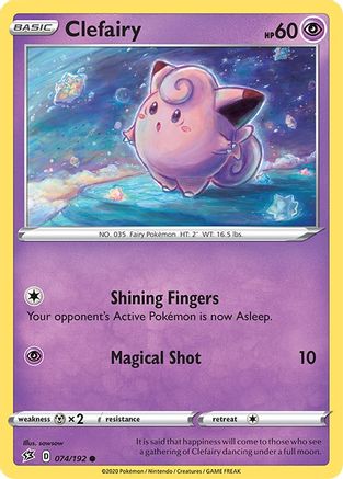 Clefairy 74/192 - SWSH02 Rebel Clash