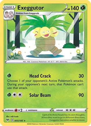Exeggutor 5/185 - SWSH04 Vivid Voltage