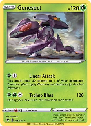Genesect 16/185 - SWSH04 Vivid Voltage Holofoil