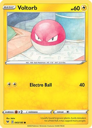 Voltorb 45/185 - SWSH04 Vivid Voltage