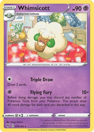 Whimsicott 76/185 - SWSH04 Vivid Voltage