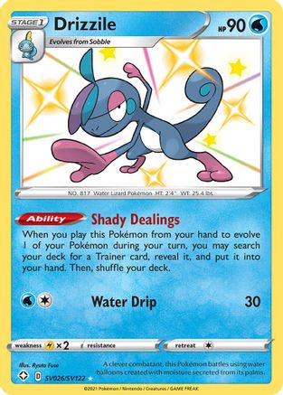 Drizzile SV026/122 - Shining Fates Shiny Vault Holofoil
