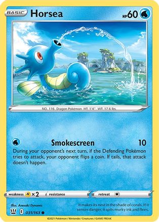 Horsea 31/163 - SWSH05 Battle Styles Reverse Holofoil