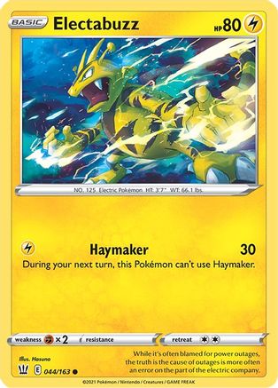 Electabuzz 44/163 - SWSH05 Battle Styles