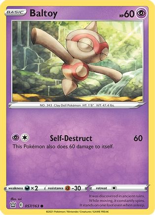 Baltoy 57/163 - SWSH05 Battle Styles