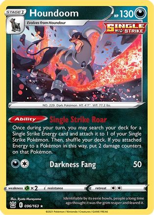 Houndoom 96/163 - SWSH05 Battle Styles Holofoil