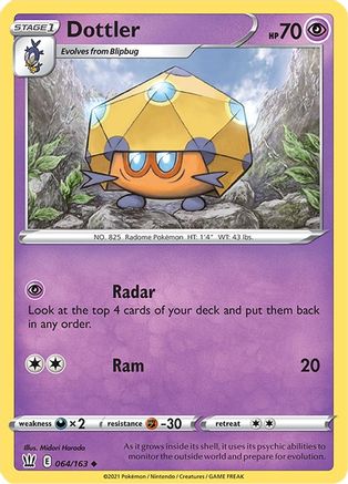 Dottler 64/163 - SWSH05 Battle Styles