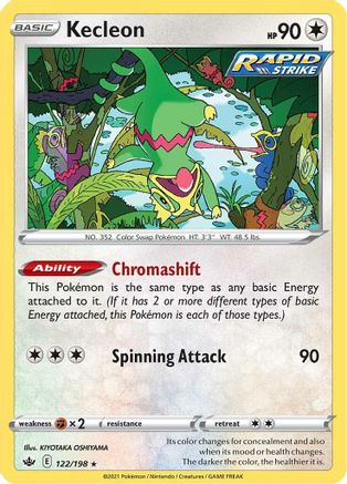 Kecleon 122/198 - SWSH06 Chilling Reign