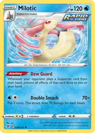 Milotic 38/203 - SWSH07 Evolving Skies