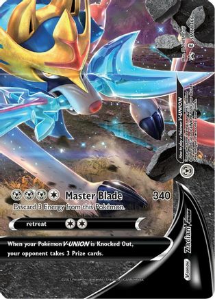 Zacian V-UNION - SWSH166 SWSH166/307 - SWSH Sword & Shield Promo Cards Holofoil
