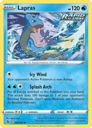 Lapras 54/264 - SWSH08 Fusion Strike