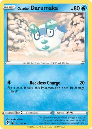 Galarian Darumaka 71/264 - SWSH08 Fusion Strike