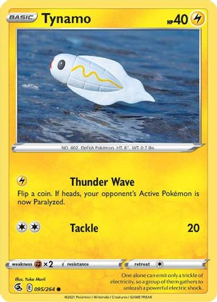 Tynamo 95/264 - SWSH08 Fusion Strike Reverse Holofoil