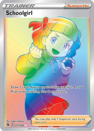 Schoolgirl (Secret) 277/264 - SWSH08 Fusion Strike Holofoil
