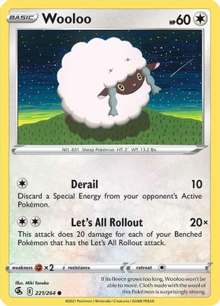 Wooloo (221) 221/264 - SWSH08 Fusion Strike